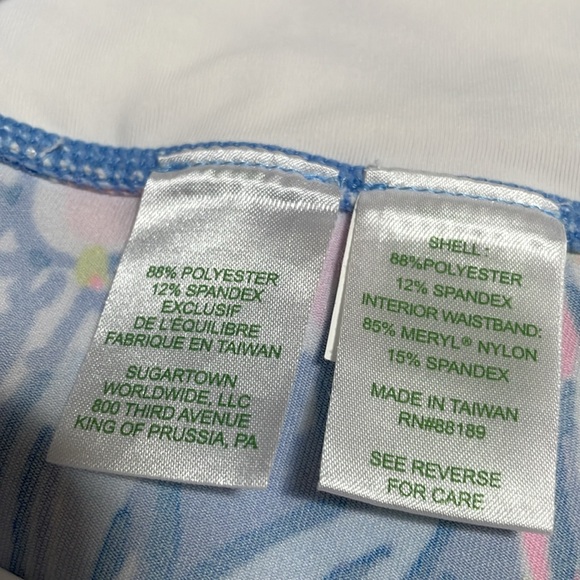 Lilly Pulitzer Luxletic Weekender High Rise Leggings, Pop Up Got Your Back, Lg. - Picture 10 of 10